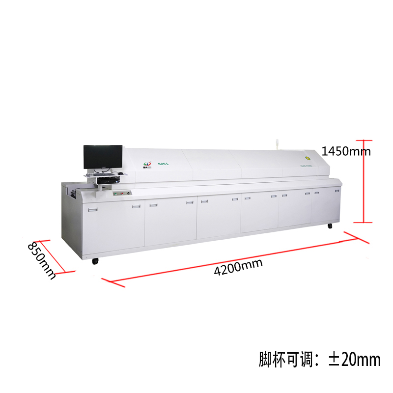 smt设备YABO鸭脖回流焊800L